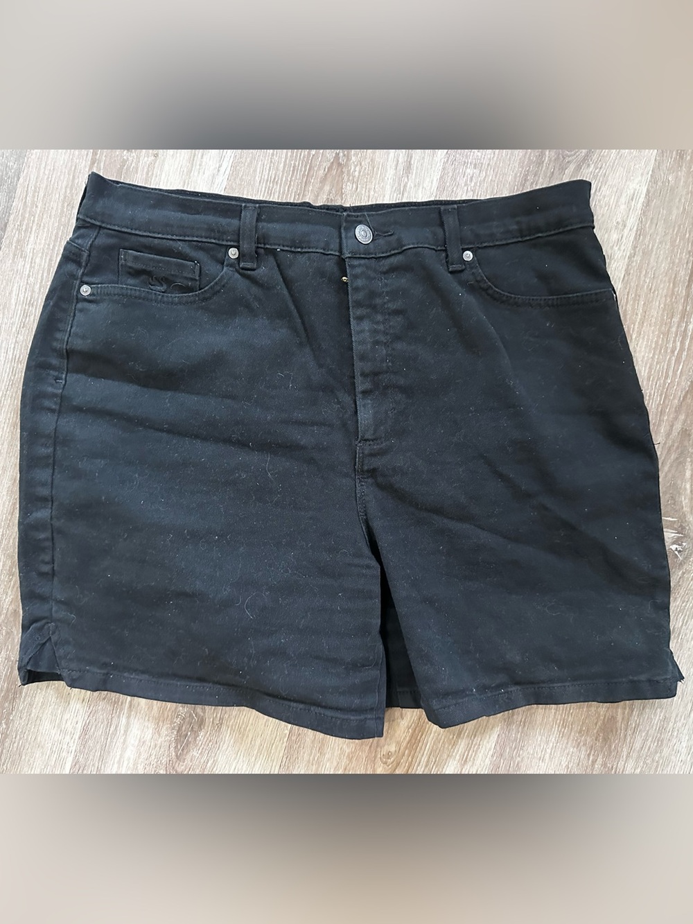 Black Women’s Casual Shorts -  slimming effect